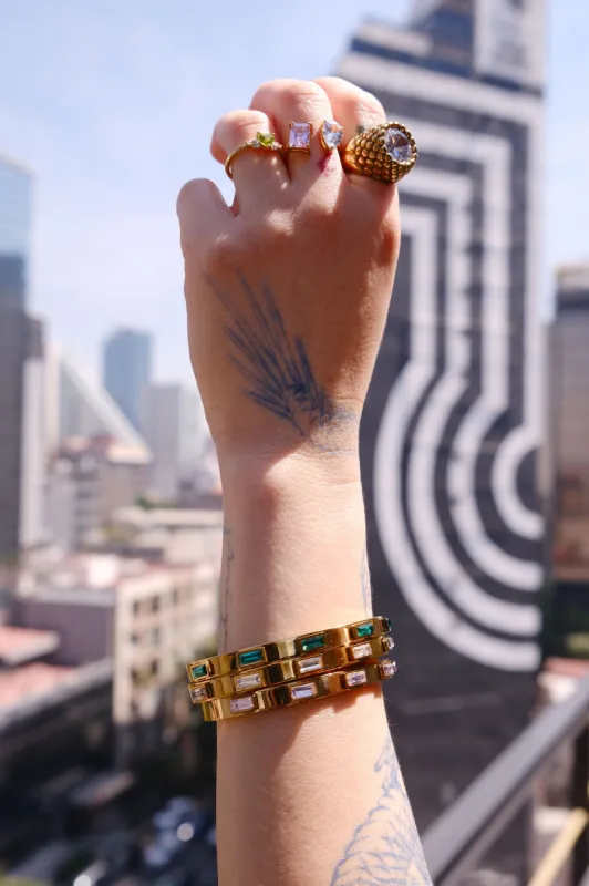 Crystal Bangle Bracelet sold by Mulberry and Grand