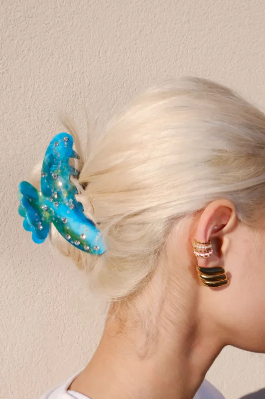 Under the Sea Claw Clip sold by Mulberry and Grand