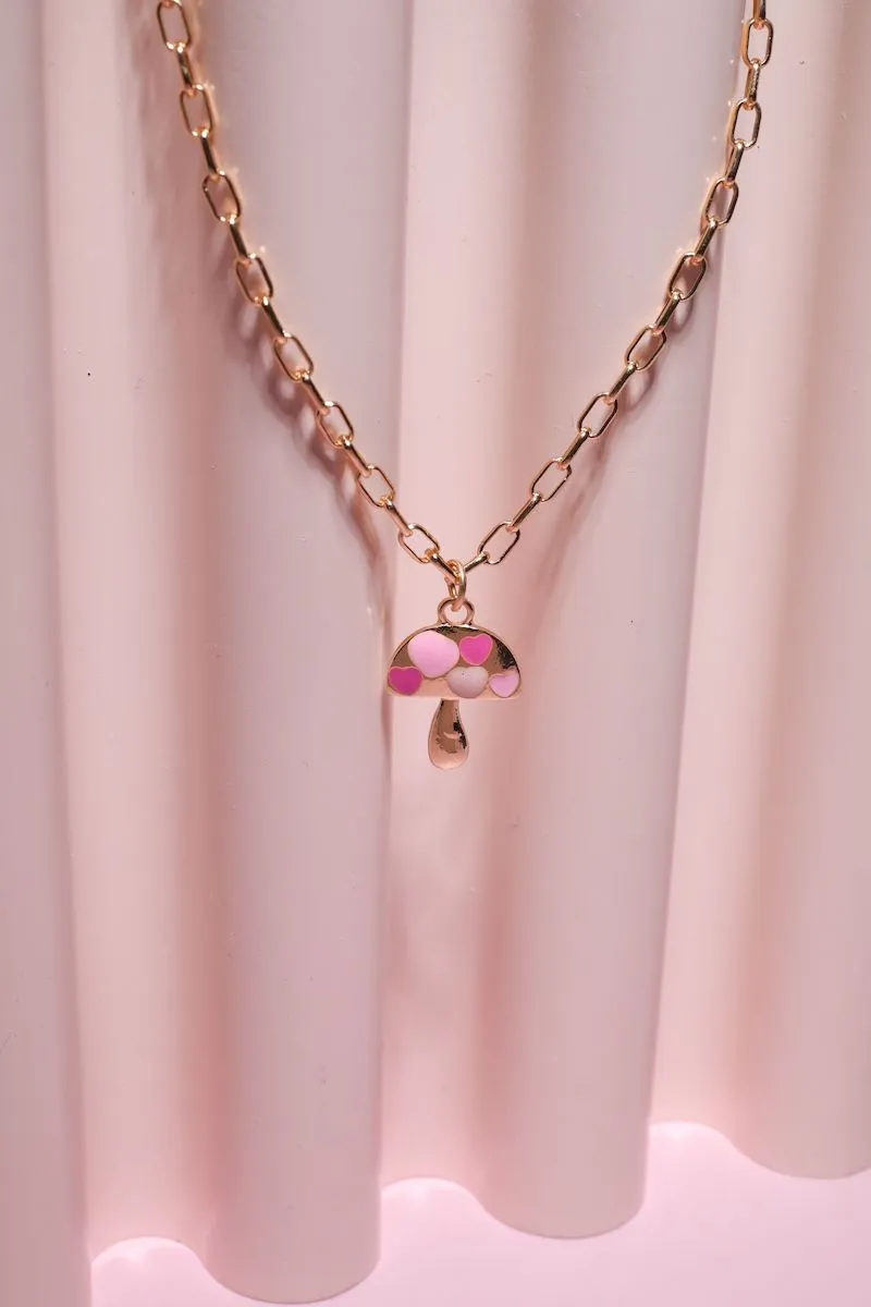 Mushroom Lover Necklace sold by Mulberry and Grand