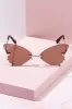 Butterfly Wings Rimless Sunglasses sold by Mulberry and Grand