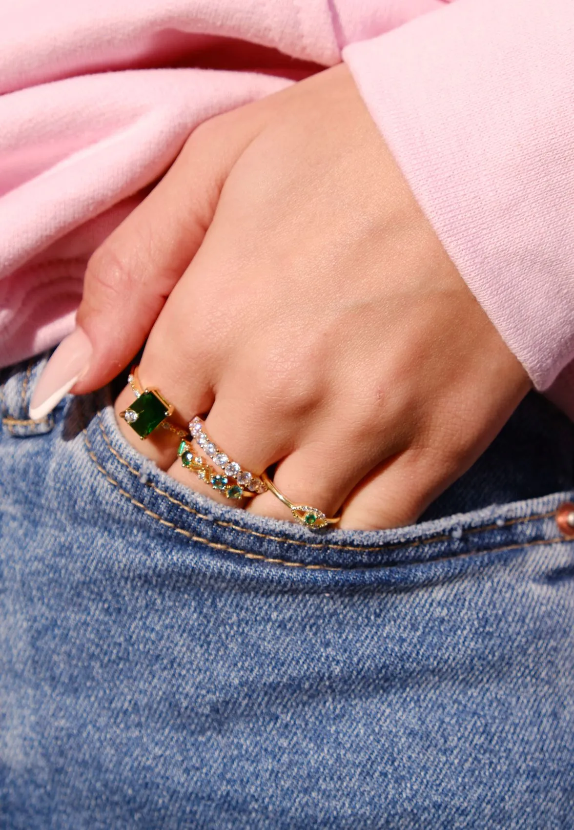 Diamond Infinity Sterling Silver Ring sold by Mulberry and Grand