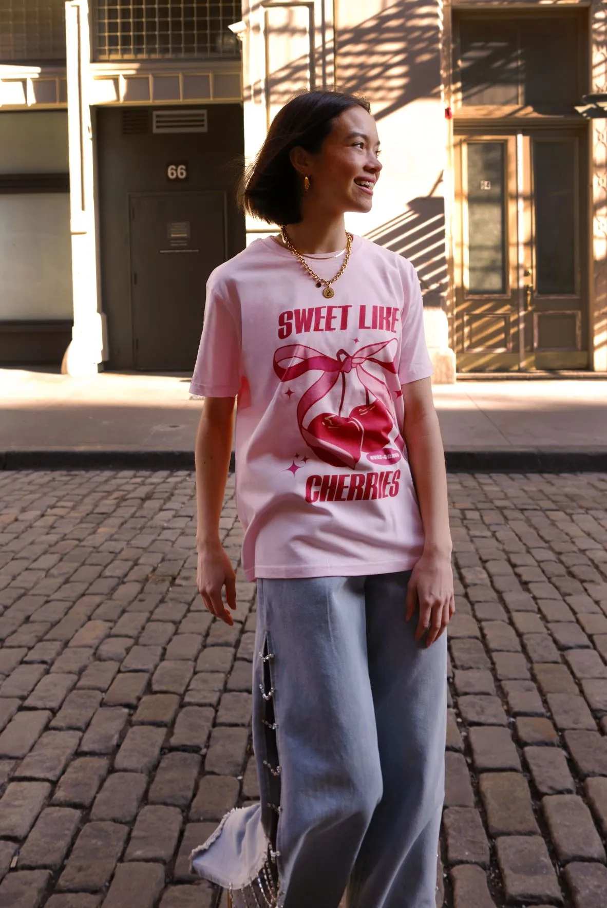 Sweet Like Cherries Graphic T-Shirt sold by Mulberry and Grand product image thumbnail 4