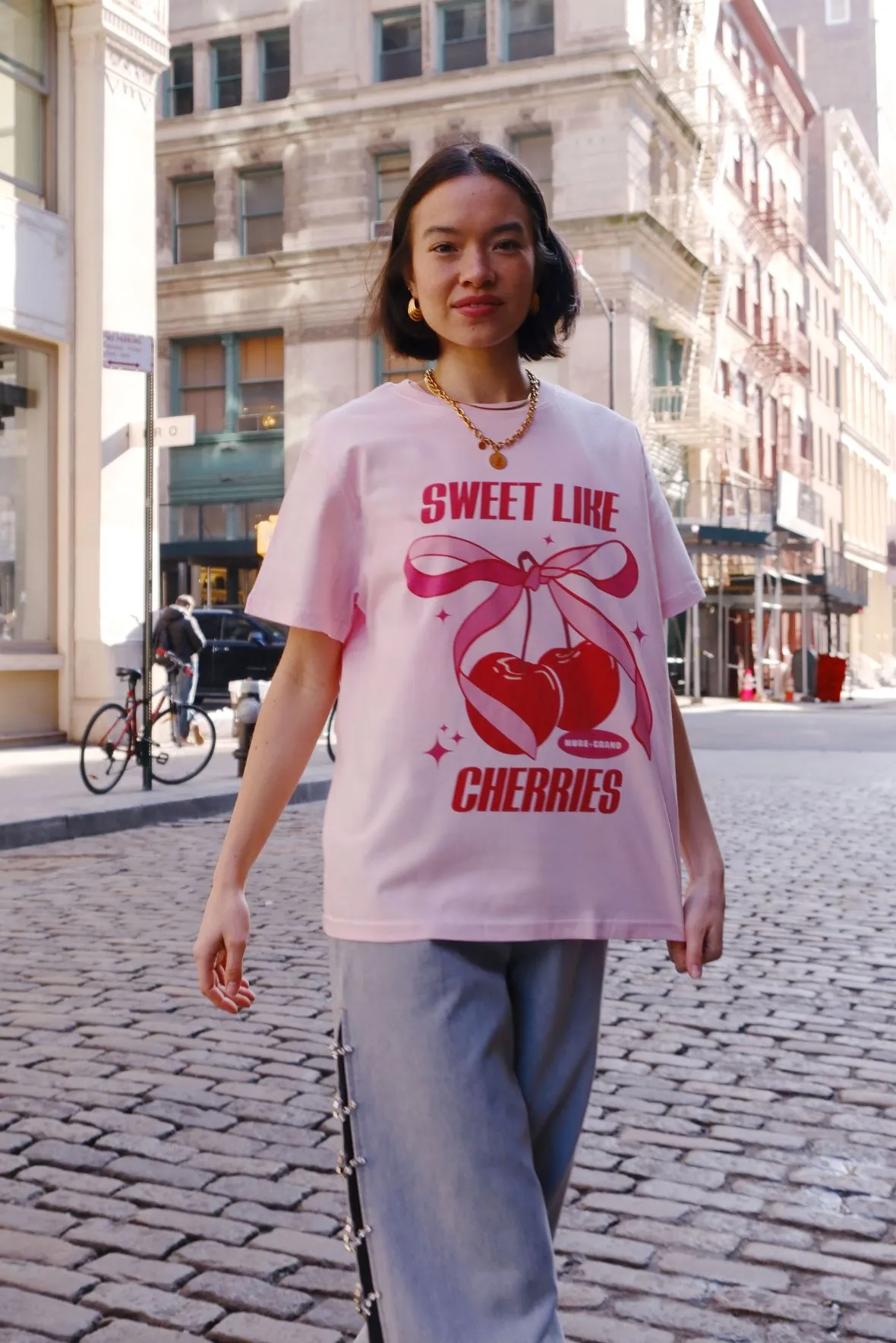 Sweet Like Cherries Graphic T-Shirt sold by Mulberry and Grand product image thumbnail 3