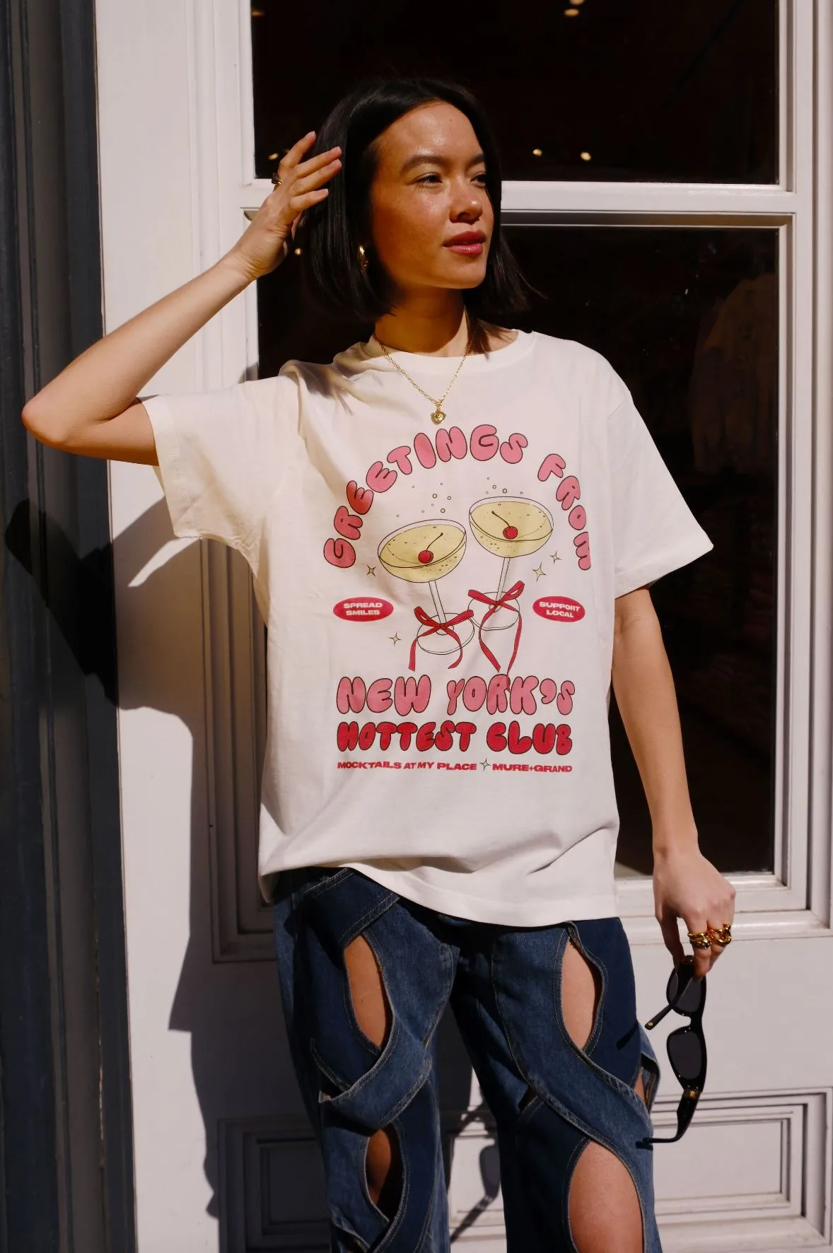 Mocktails at My Place Graphic T-Shirt sold by Mulberry and Grand