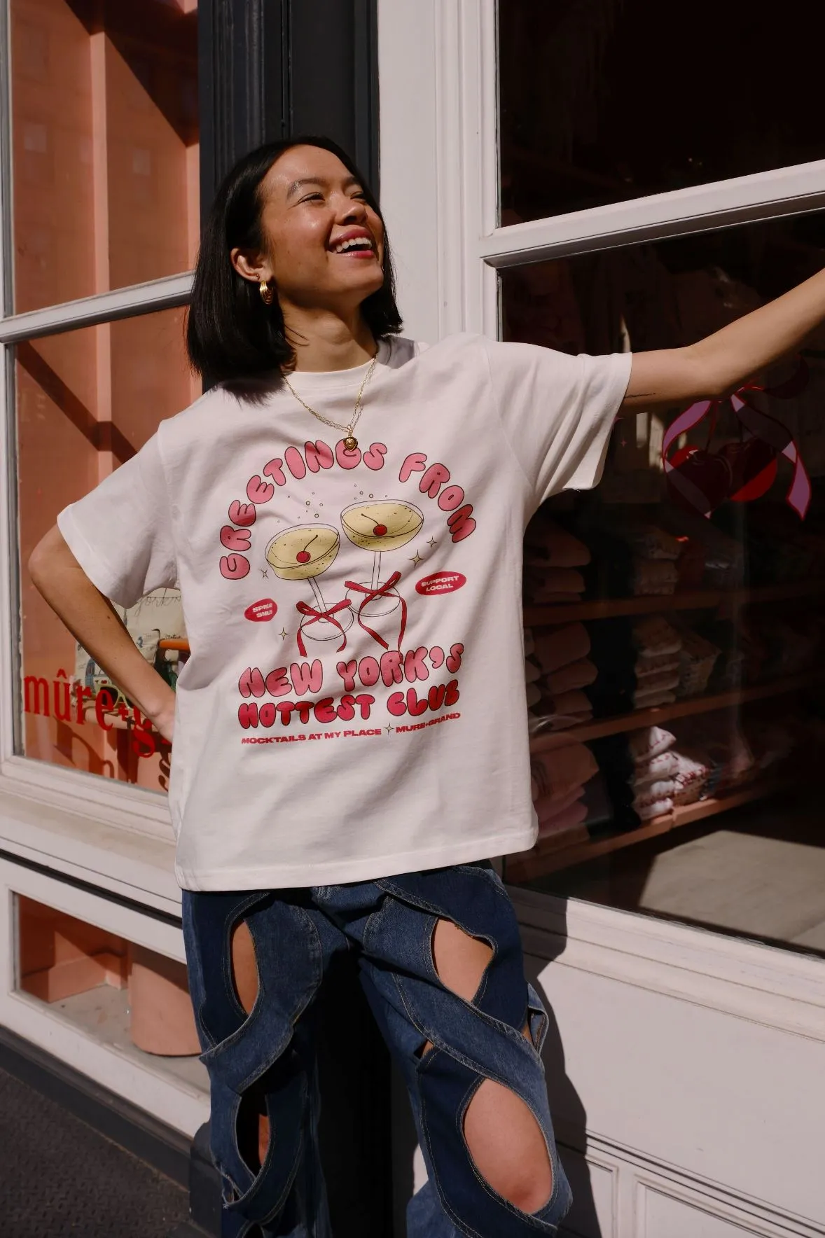 Mocktails at My Place Graphic T-Shirt sold by Mulberry and Grand product image thumbnail 4