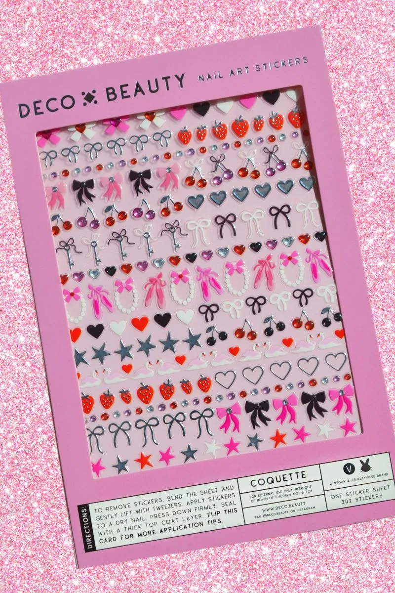 Coquette Nail Art Stickers sold by Mulberry and Grand