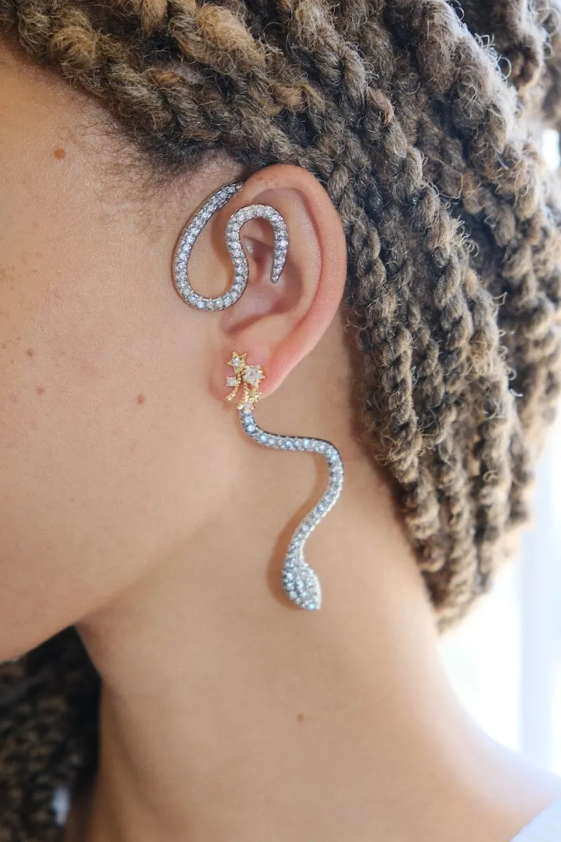 Snake Hook Ear Cuff sold by Mulberry and Grand