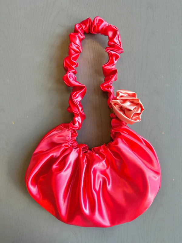 Croissant Crossbody with Rose Charm sold by Room Shop