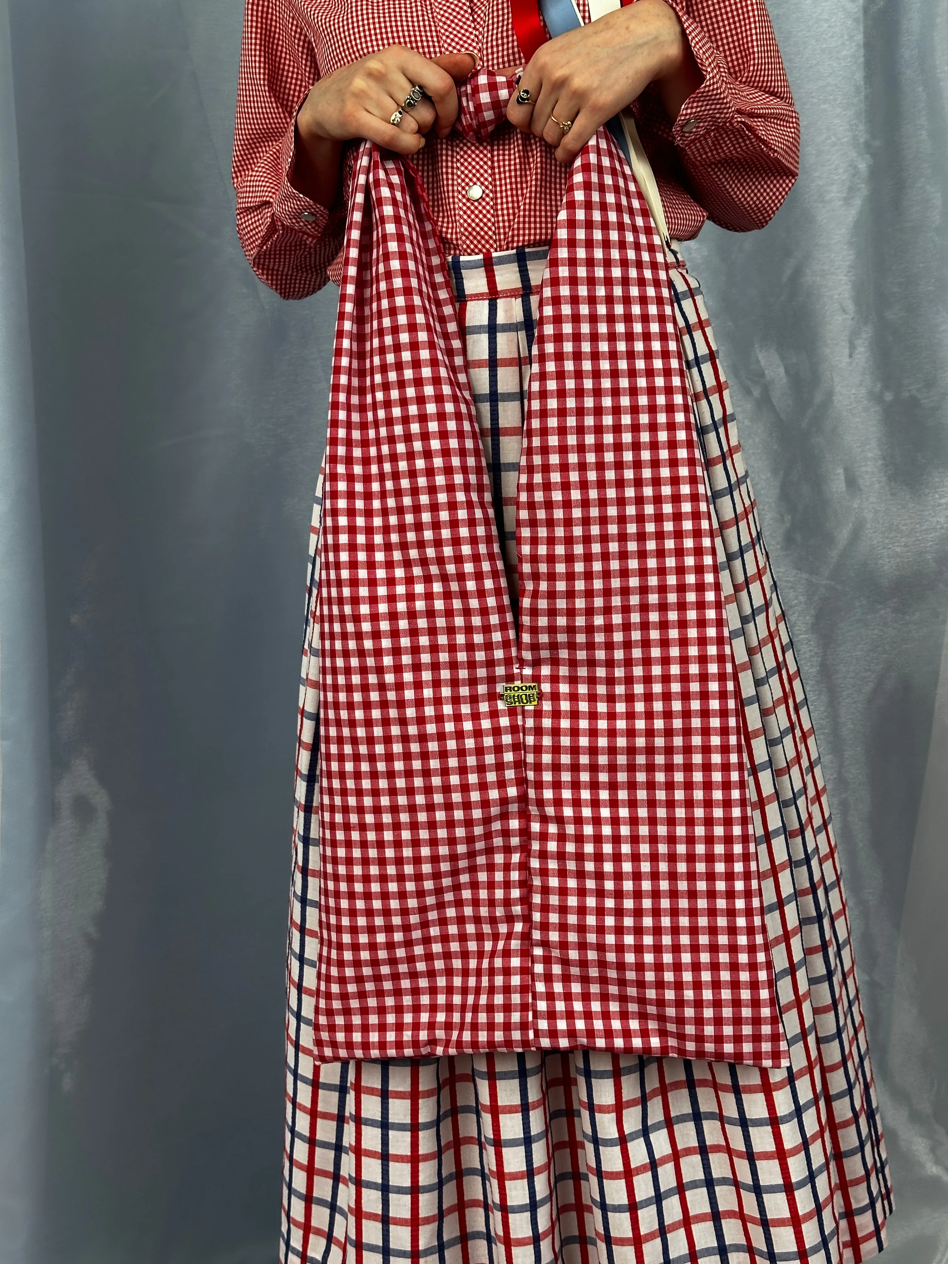 Gingham Knot Tote Bag sold by Room Shop product image thumbnail 2