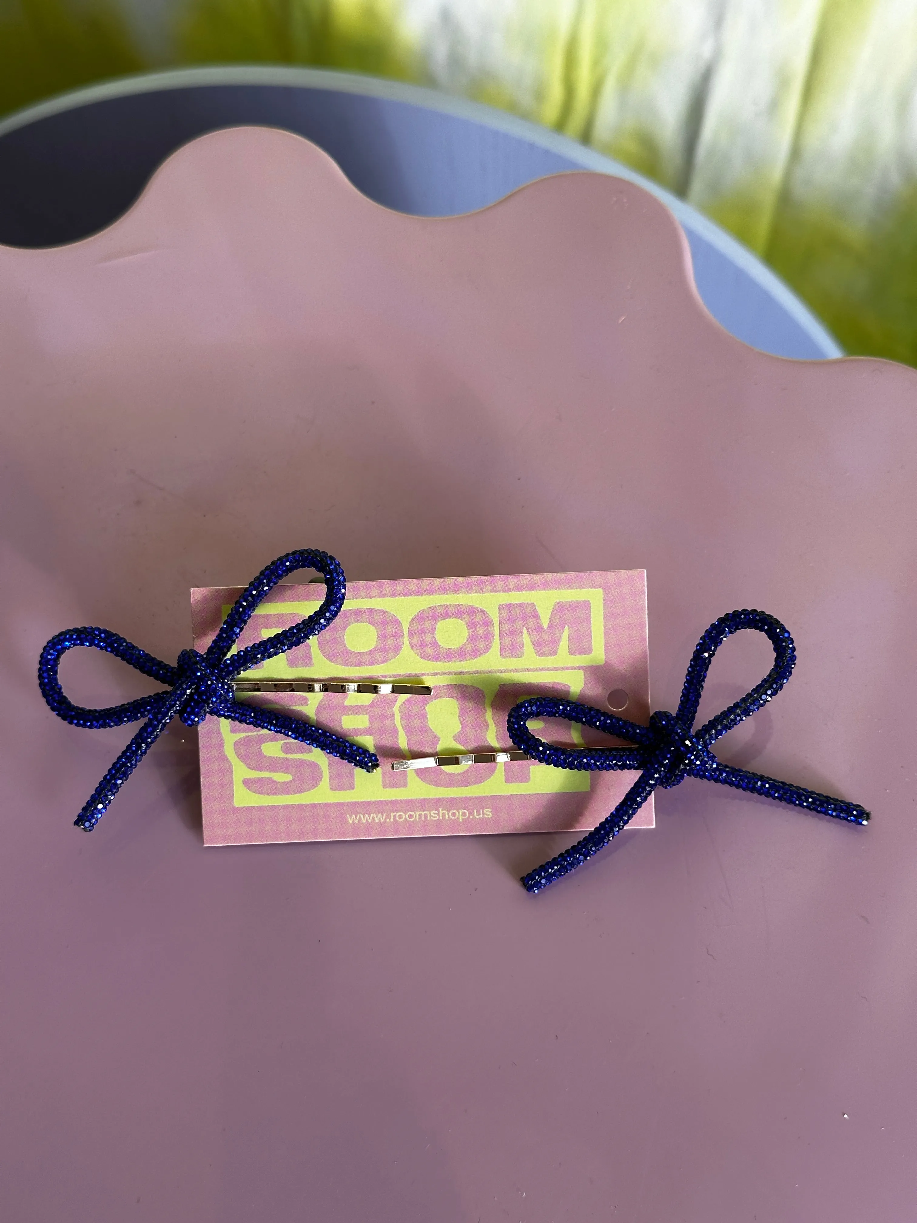 Rhinestone Bow Bobby Pins sold by Room Shop product image thumbnail 5