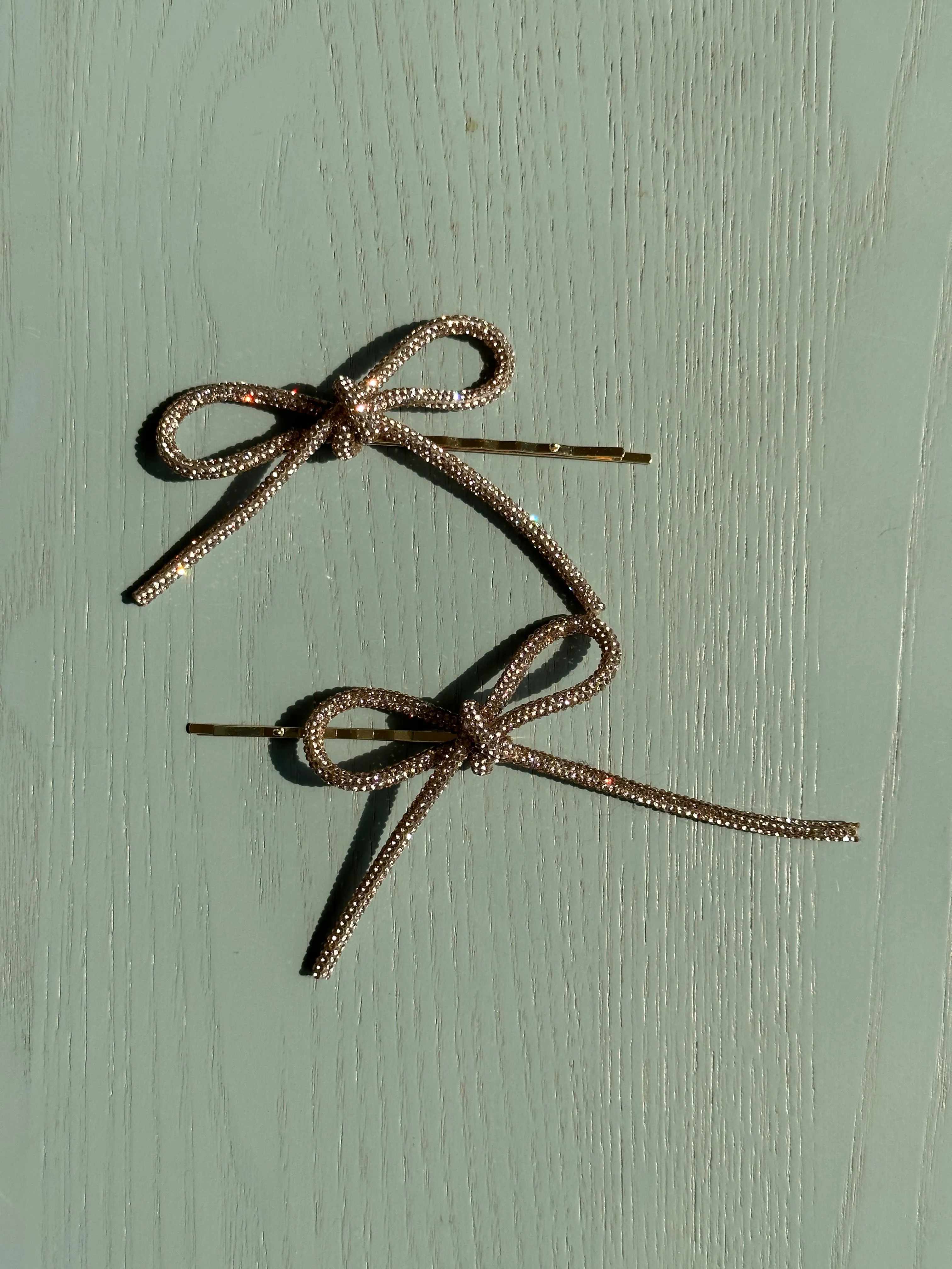 Rhinestone Bow Bobby Pins sold by Room Shop product image thumbnail 4