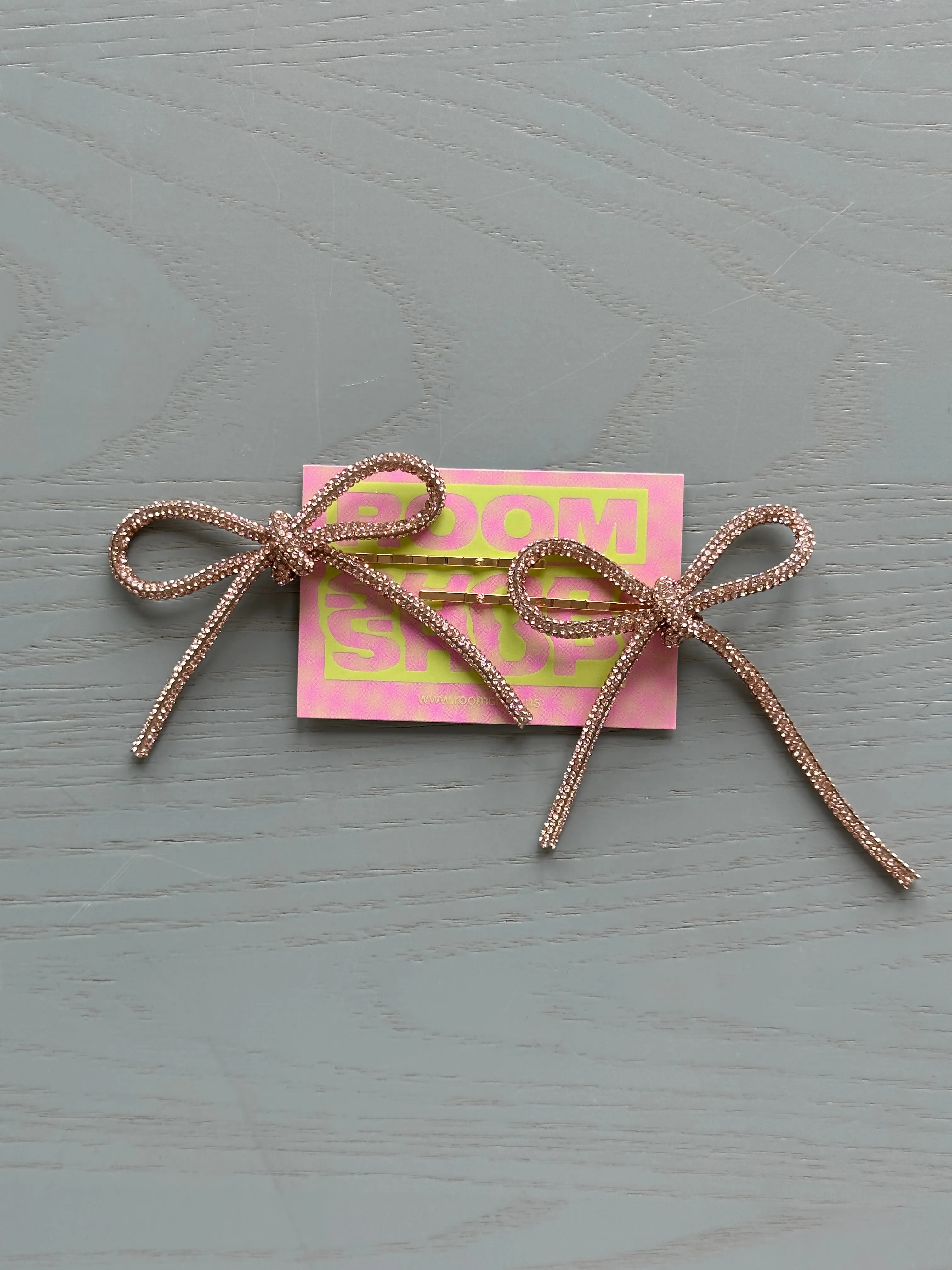 Rhinestone Bow Bobby Pins sold by Room Shop product image thumbnail 3