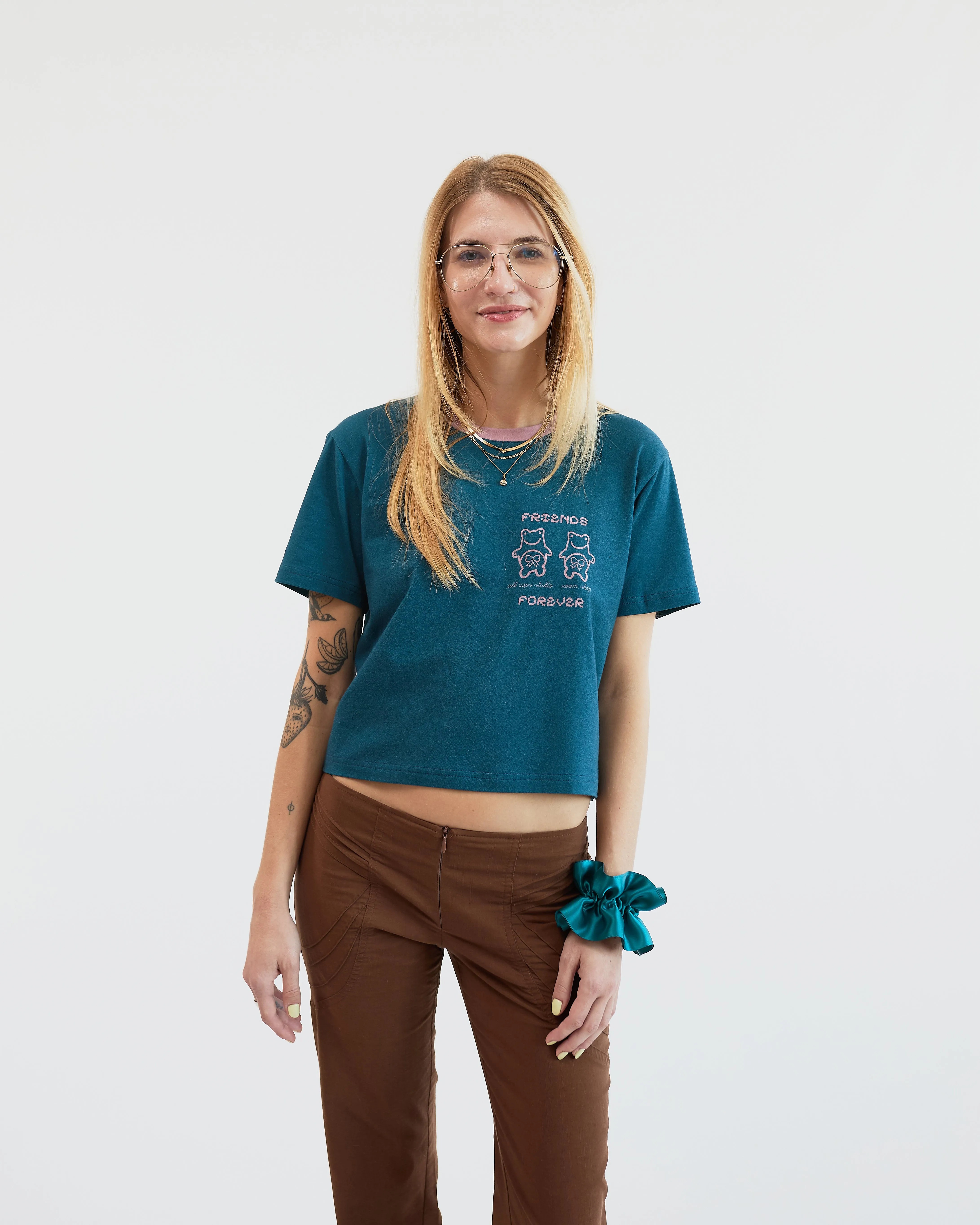 Friends Forever Crop Tee sold by Room Shop