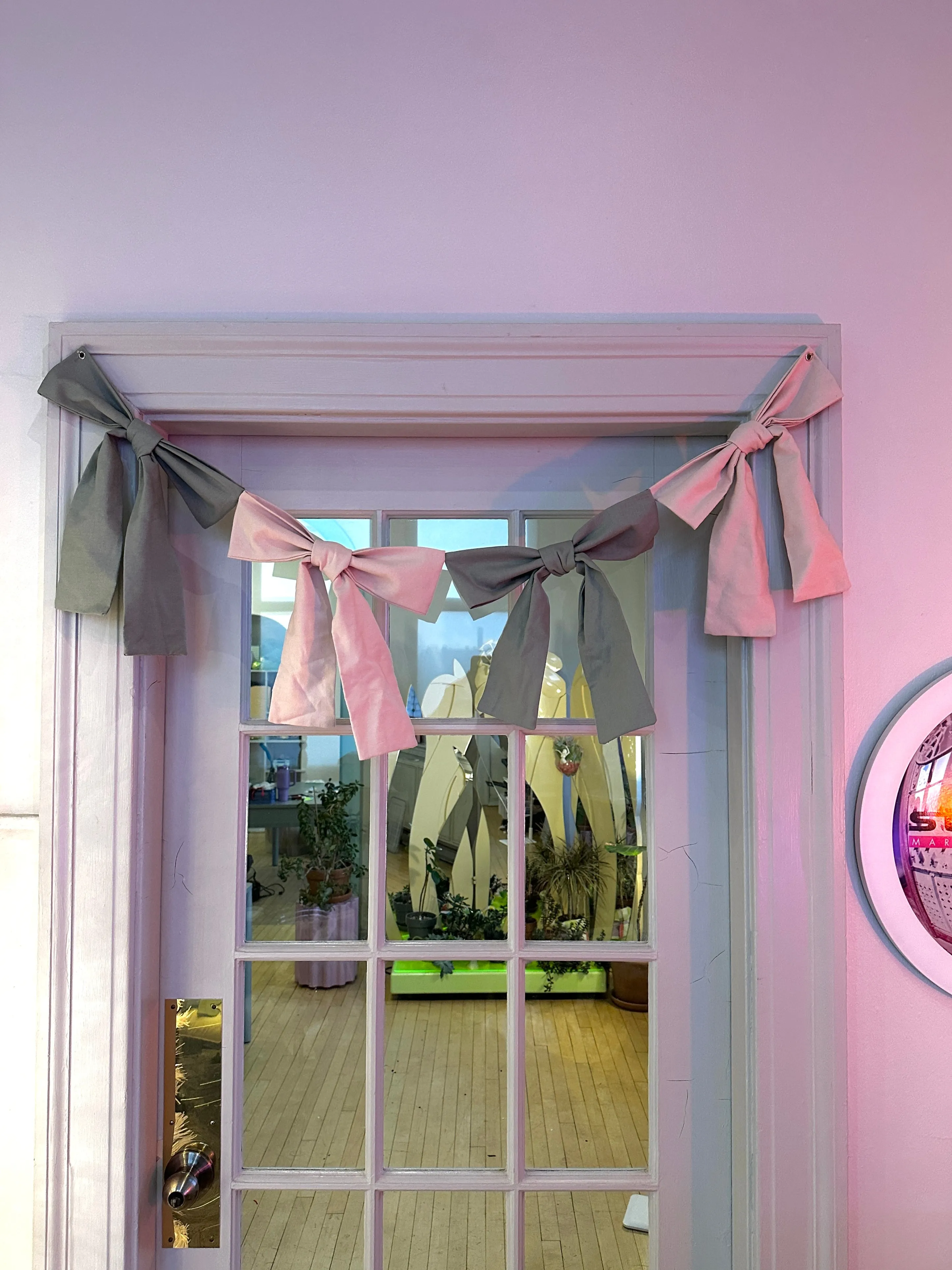 Canvas Bow Garland sold by Room Shop product image thumbnail 3