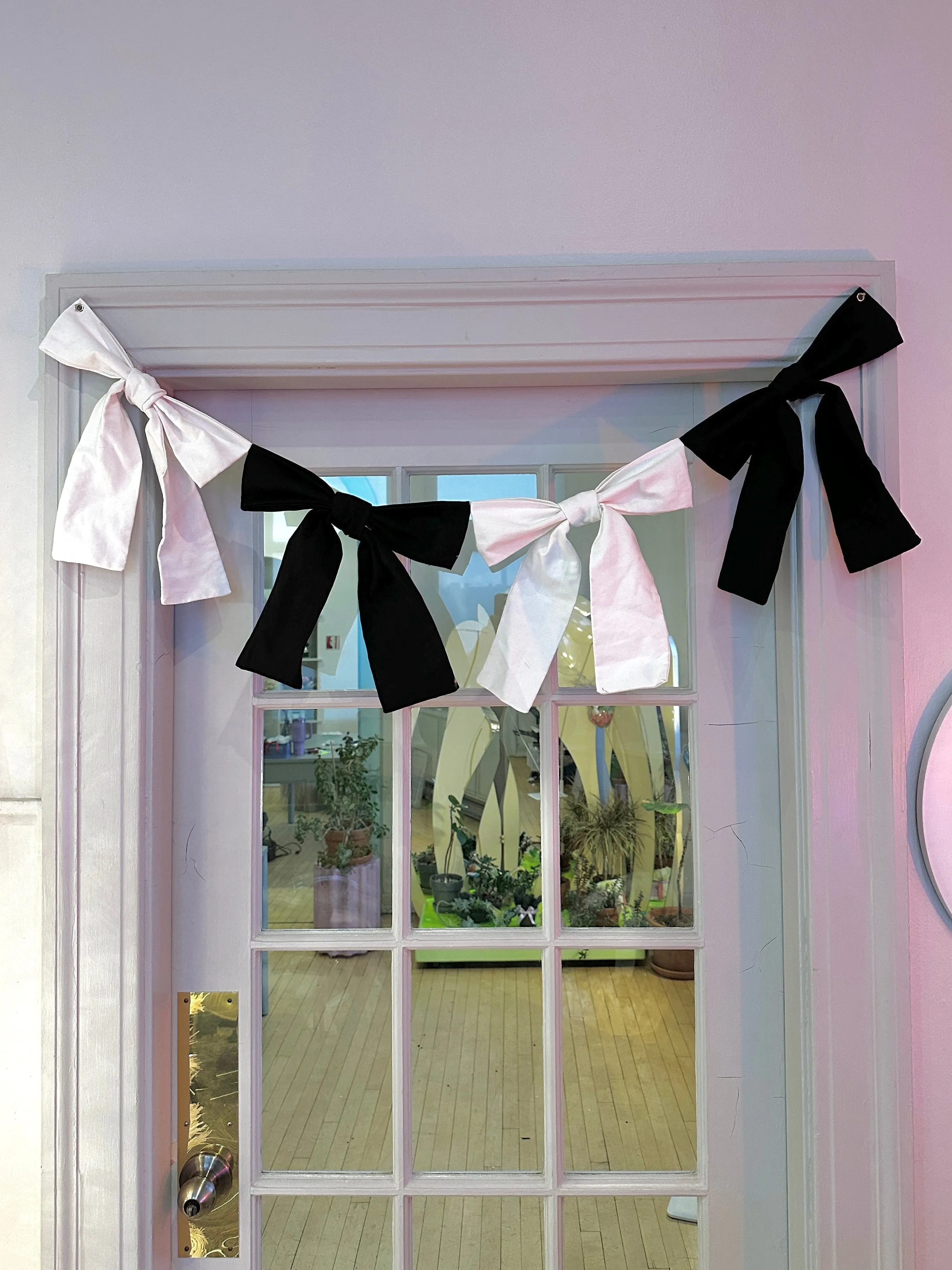 Canvas Bow Garland sold by Room Shop product image thumbnail 4