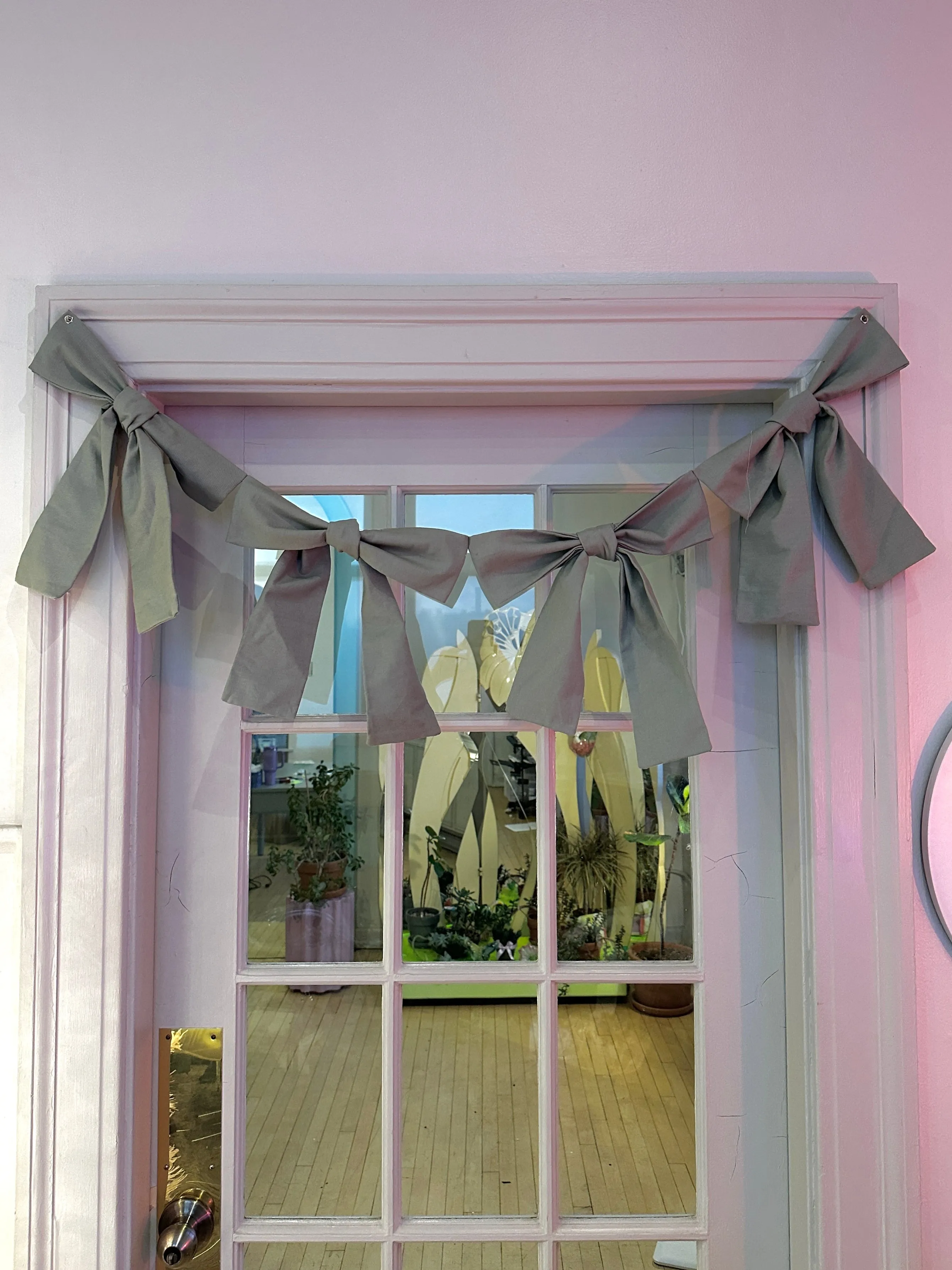 Canvas Bow Garland sold by Room Shop product image thumbnail 5
