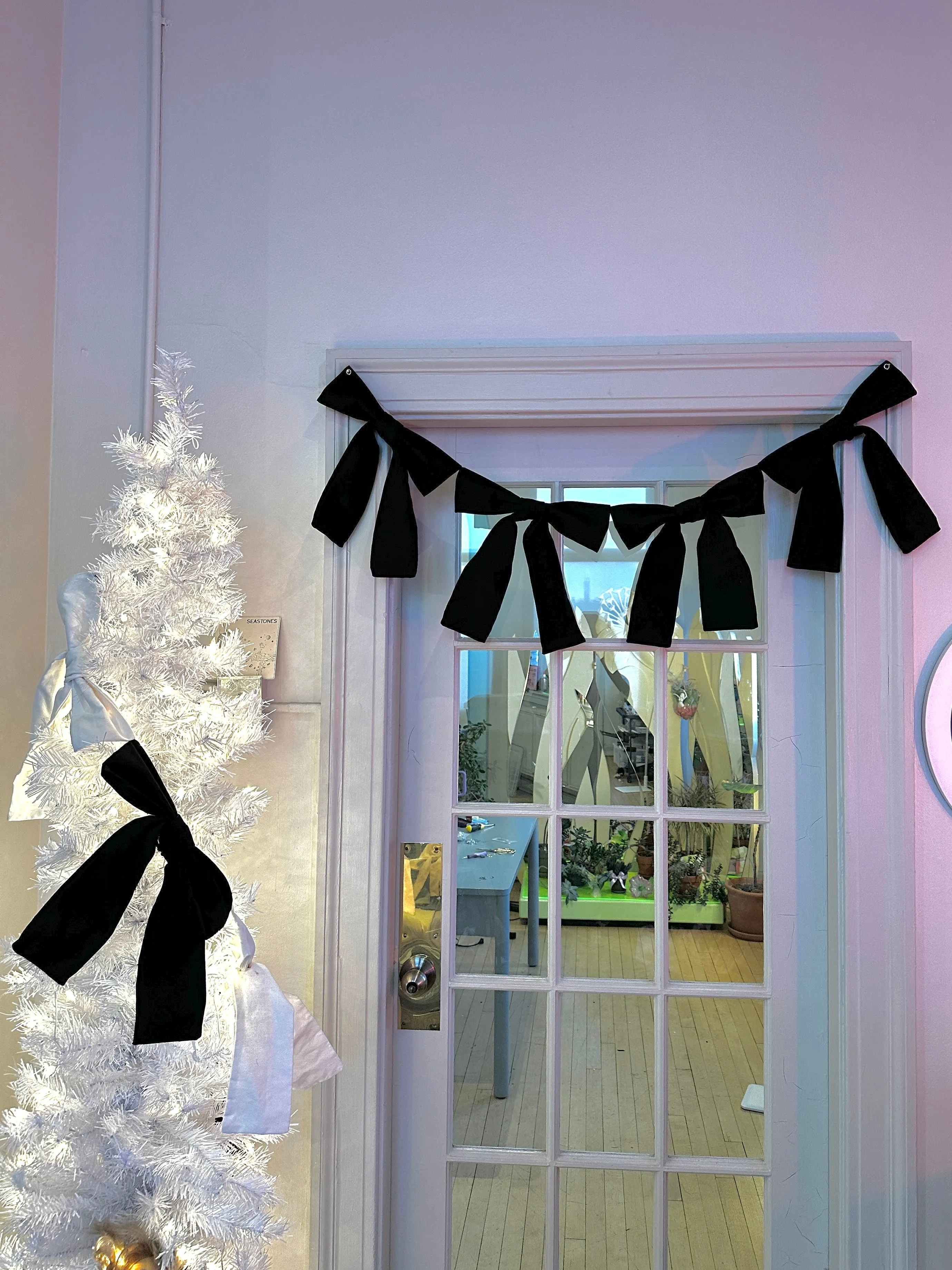 Canvas Bow Garland sold by Room Shop product image thumbnail 2