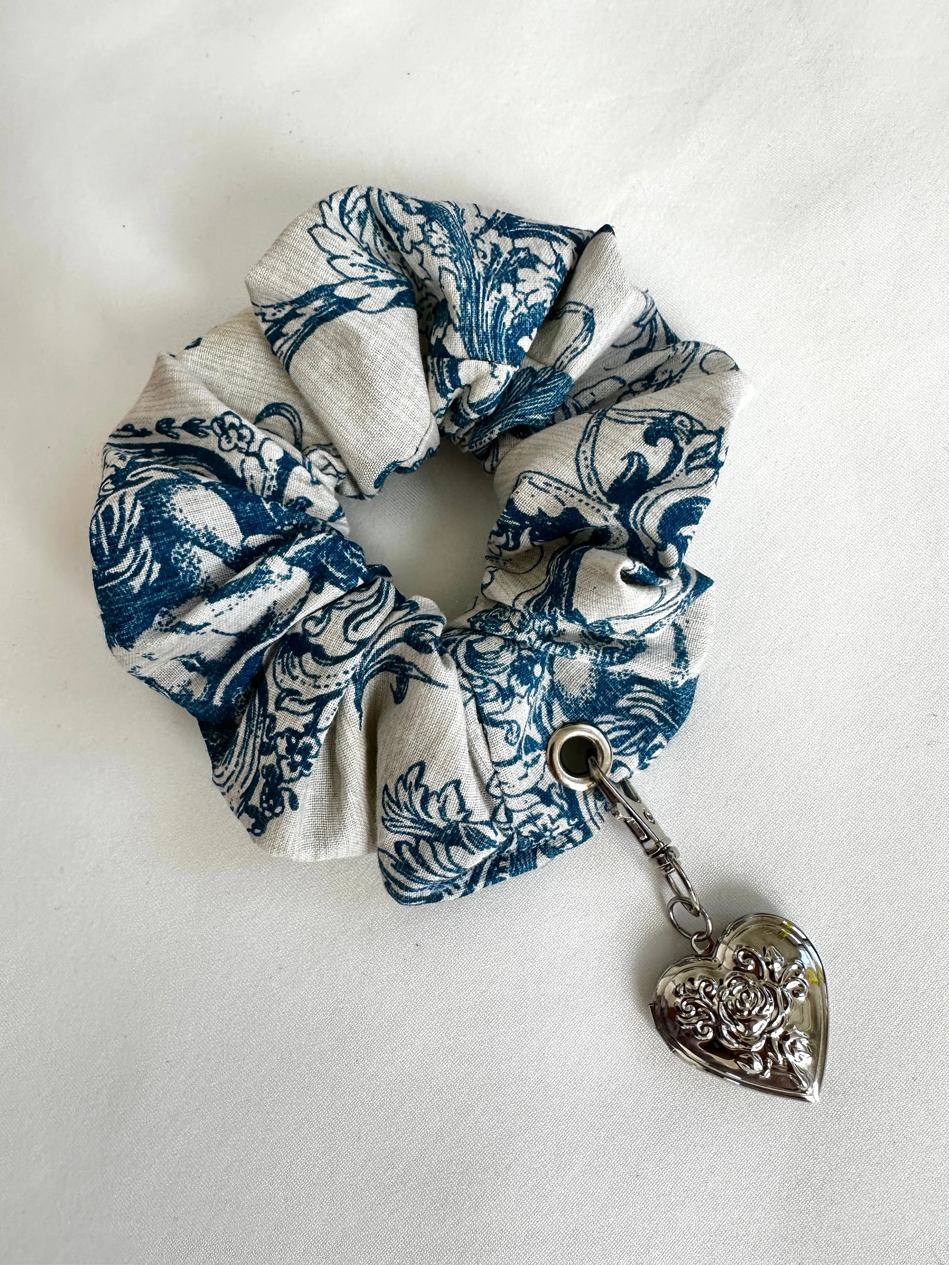 Toile Locket Scrunchie sold by Room Shop product image thumbnail 3