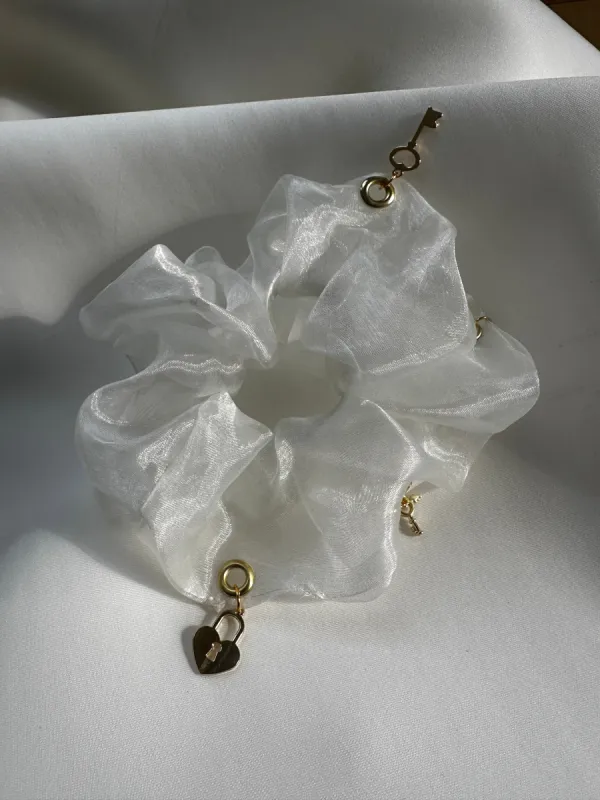 Custom Chandelier Charm Scrunchie sold by Room Shop