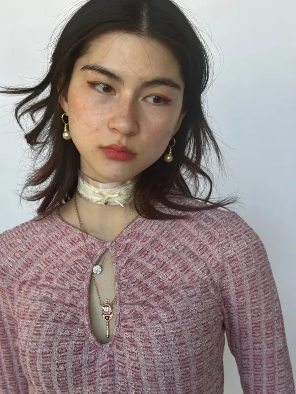 Jenny Ribbon Choker sold by Room Shop