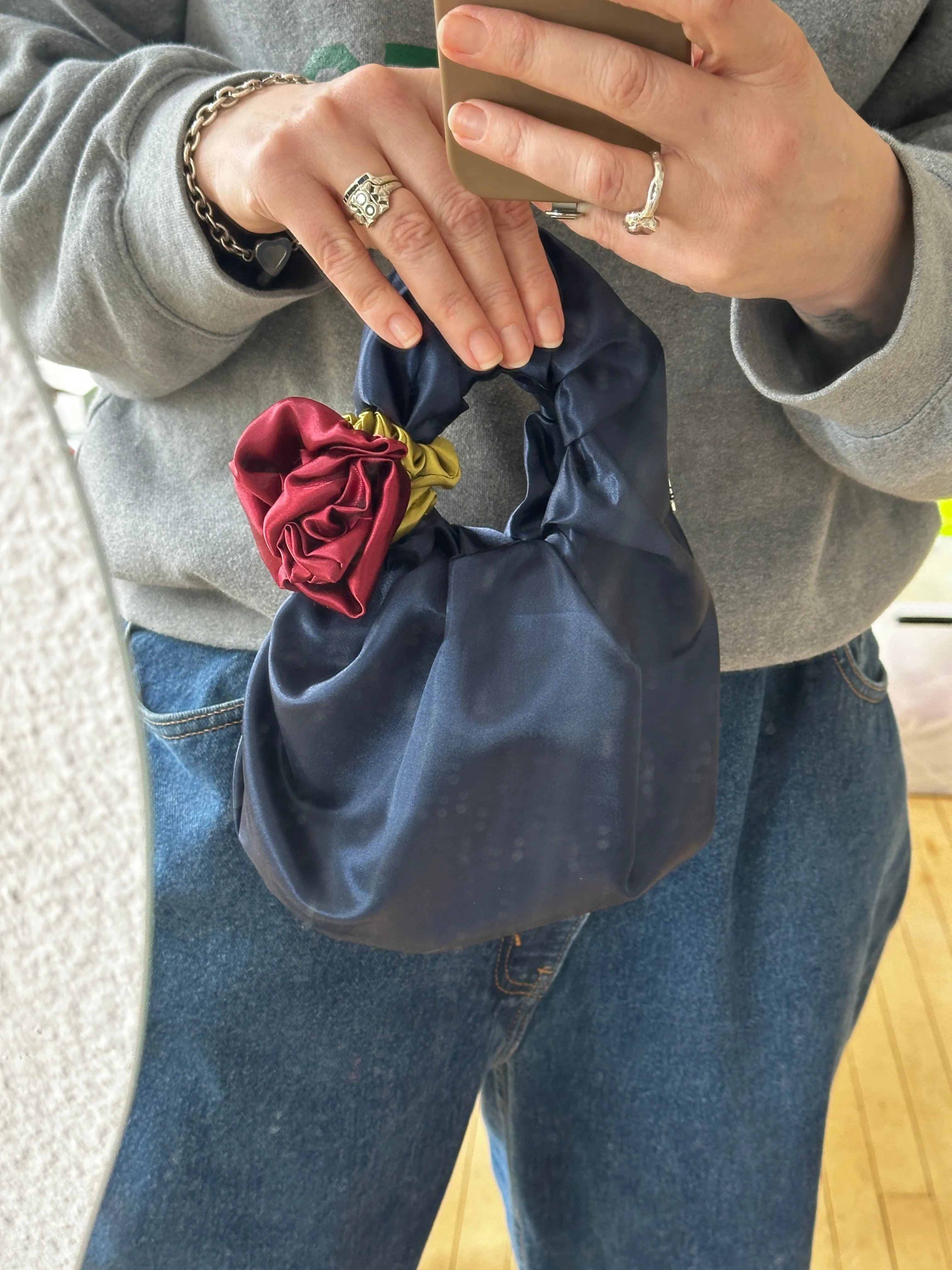 Rose Scrunchie Mini Bag sold by Room Shop product image thumbnail 5
