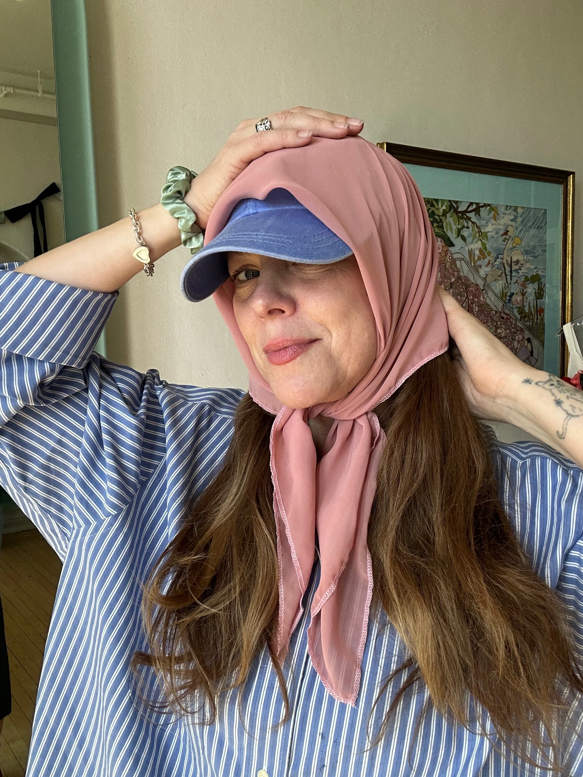 Chiffon Square Headscarf sold by Room Shop product image thumbnail 2