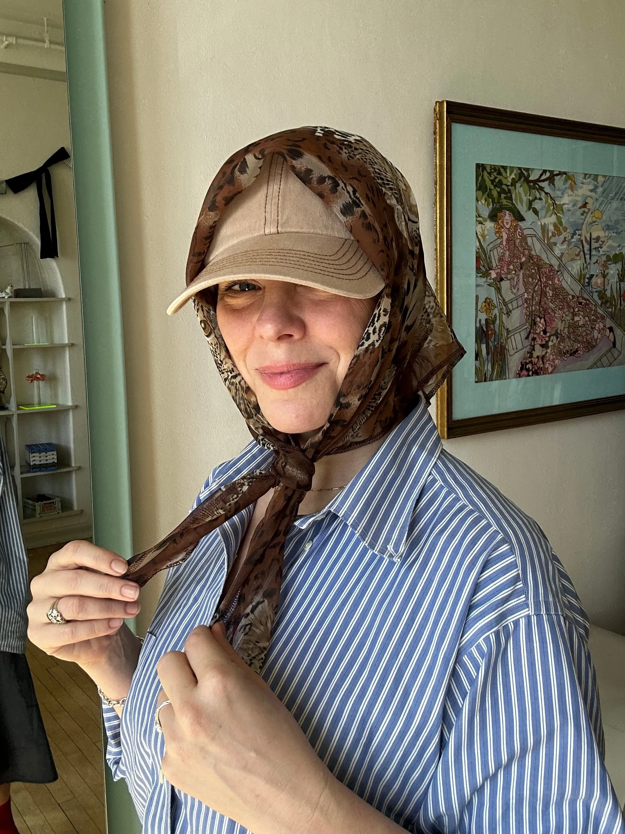 Chiffon Square Headscarf sold by Room Shop product image thumbnail 3
