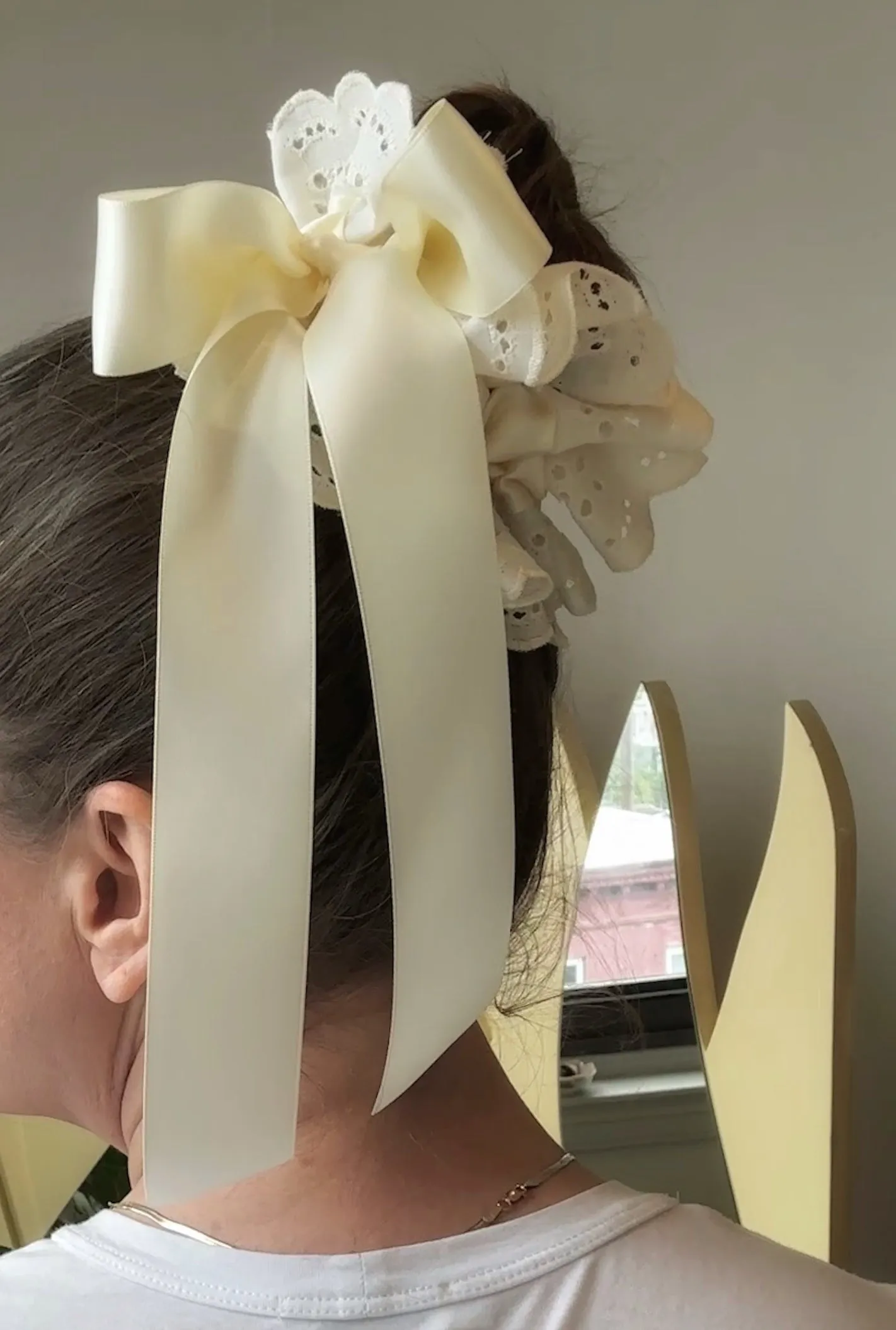 Eyelet Peplum Scrunchie sold by Room Shop product image thumbnail 5