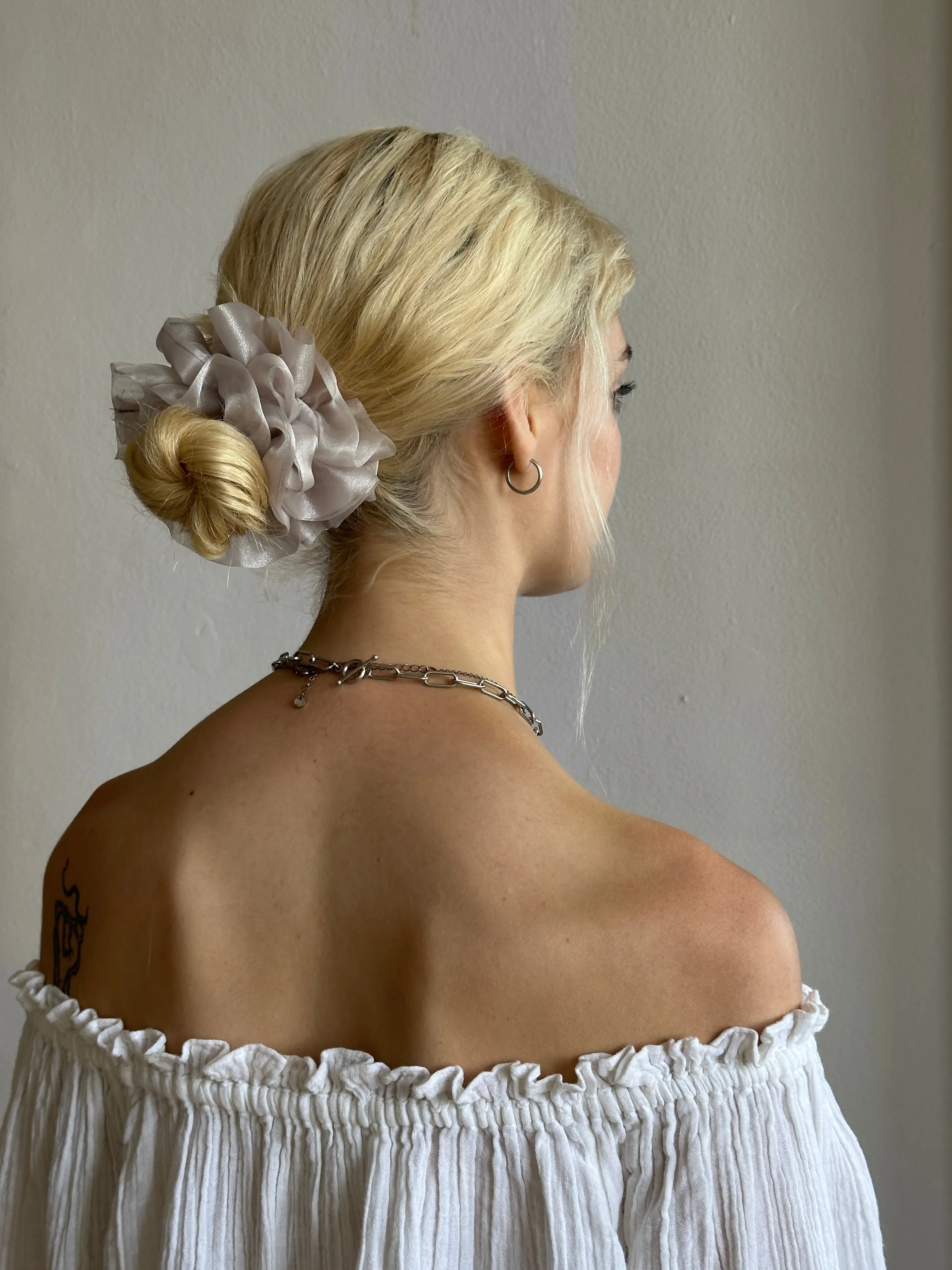 Cloud Ruffle Scrunchie sold by Room Shop product image thumbnail 3