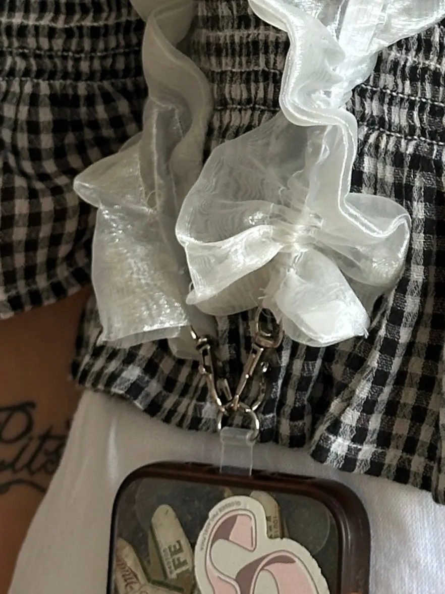 The Ruffle Phone Wristlet sold by Room Shop product image thumbnail 4