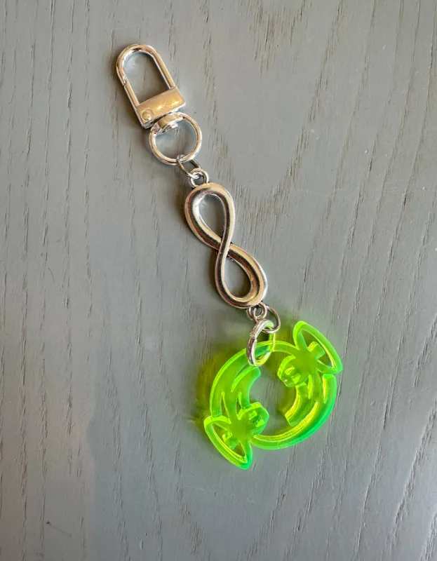 Room Shop x Making Time Neon Bag Charm sold by Room Shop