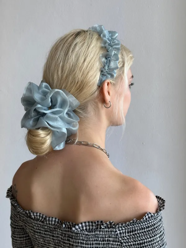 Cloud Ruffle Scrunchie sale made by Room Shop
