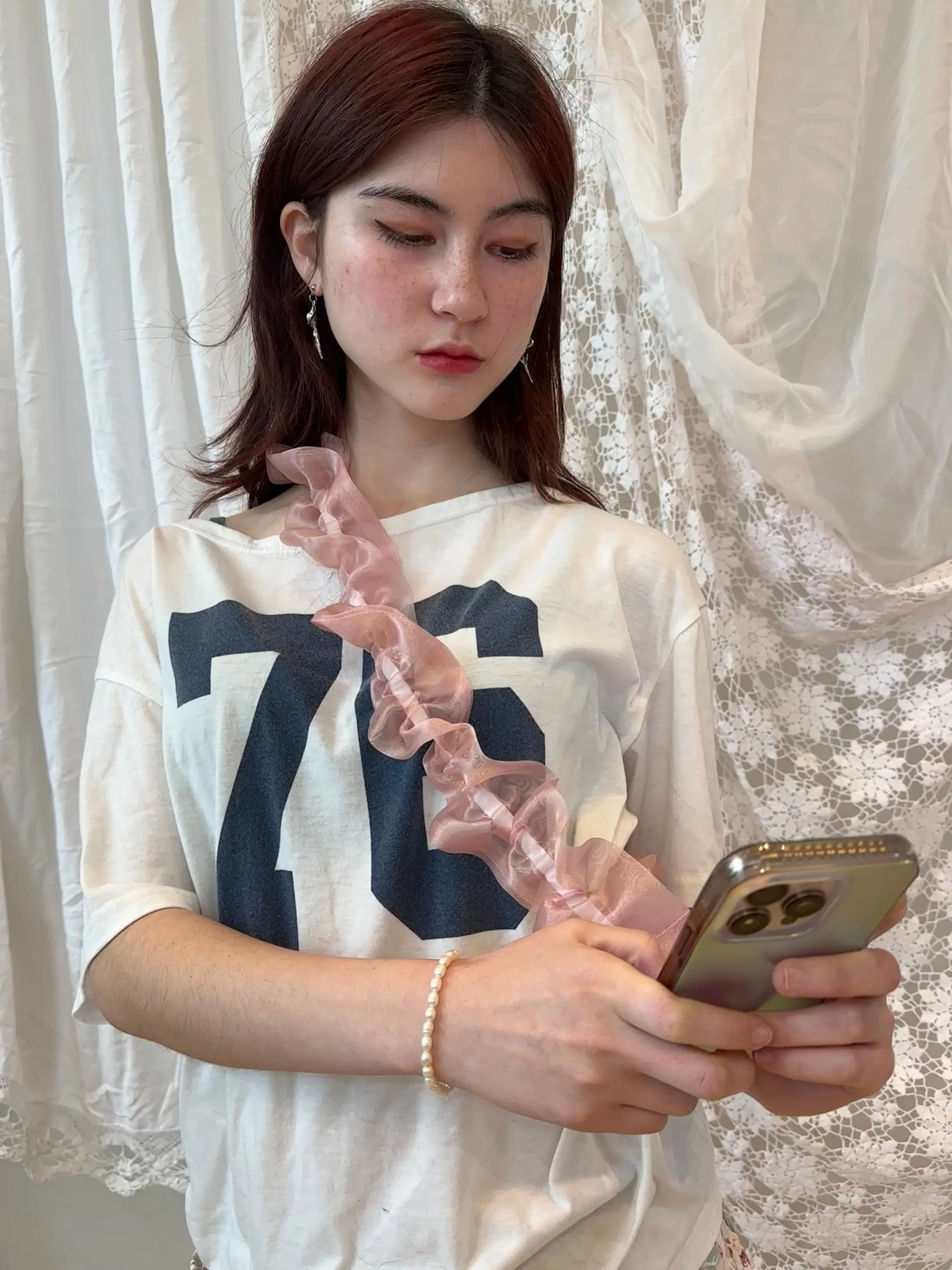 Ruffle Phone Strap sold by Room Shop product image thumbnail 2