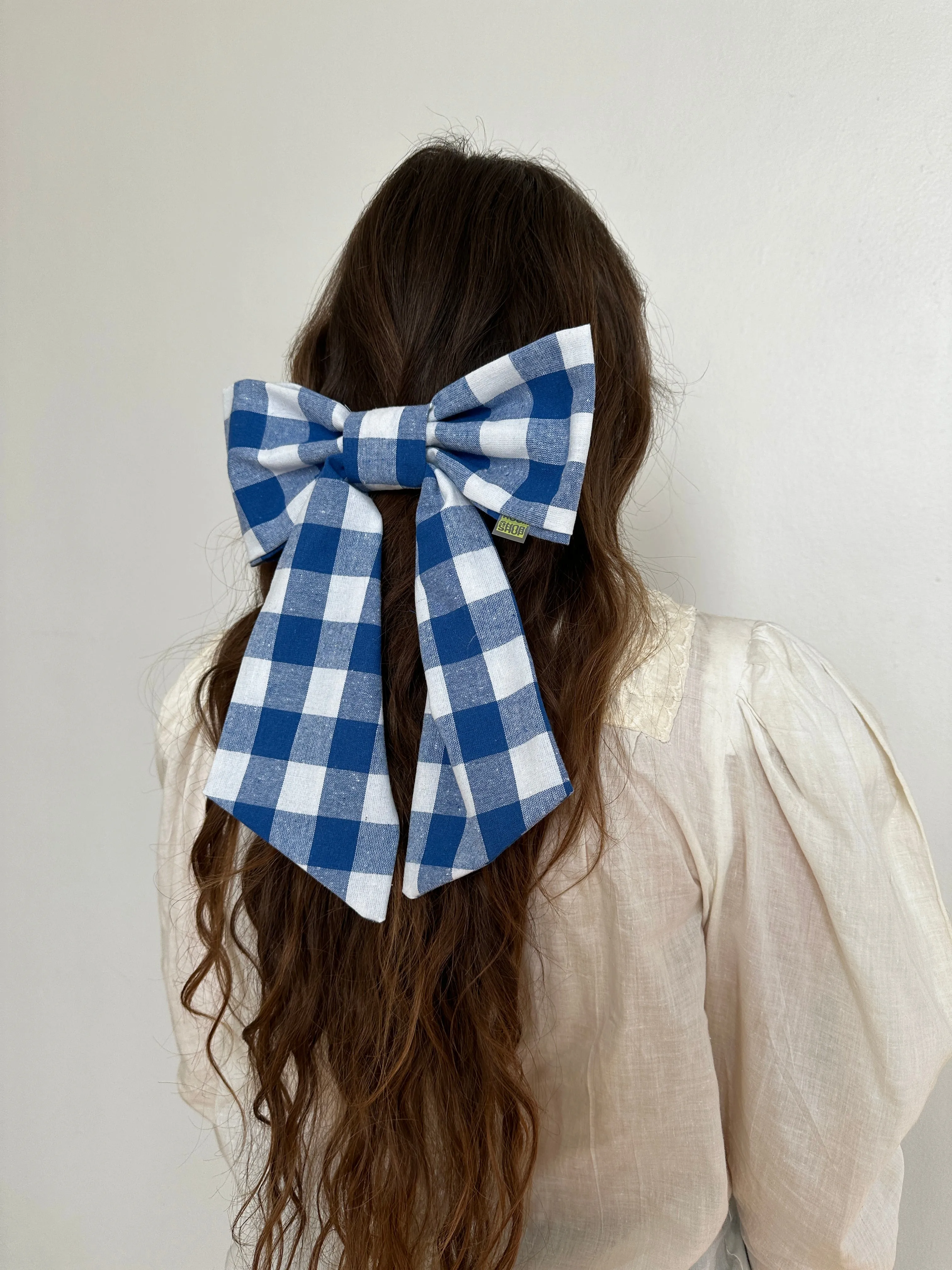 Picnic Gingham Bow Clip sold by Room Shop product image thumbnail 2