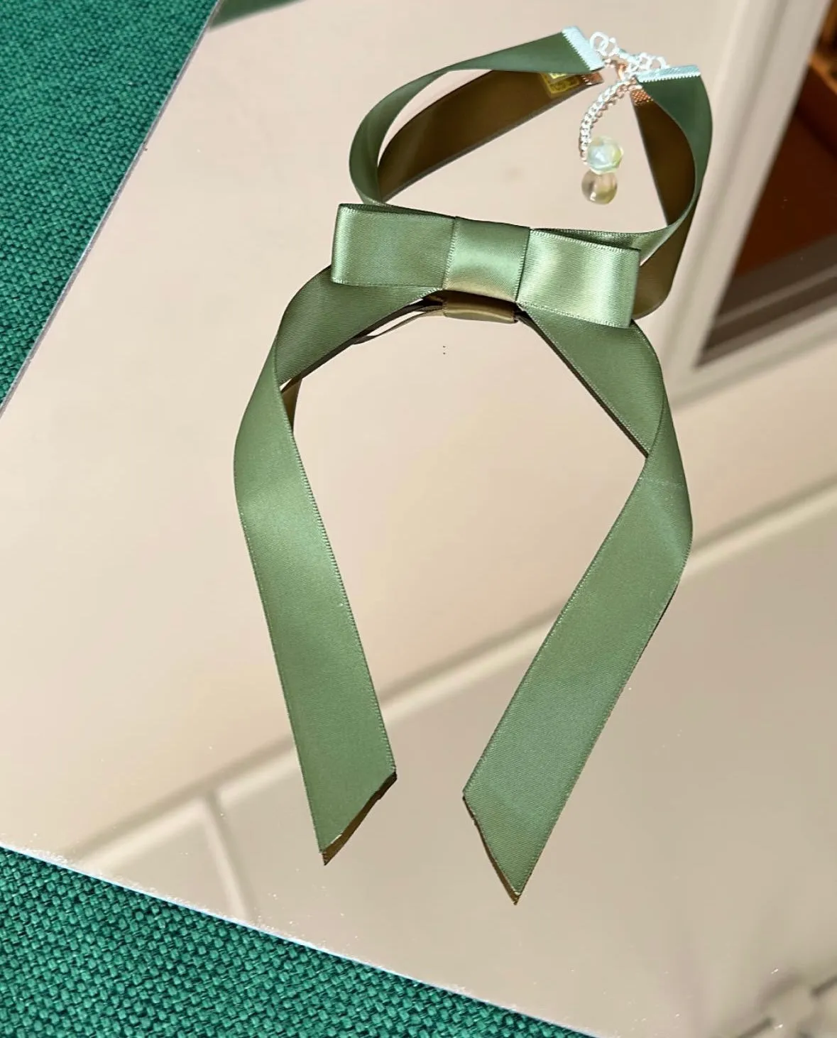 Ribbon Choker Necklace sold by Room Shop