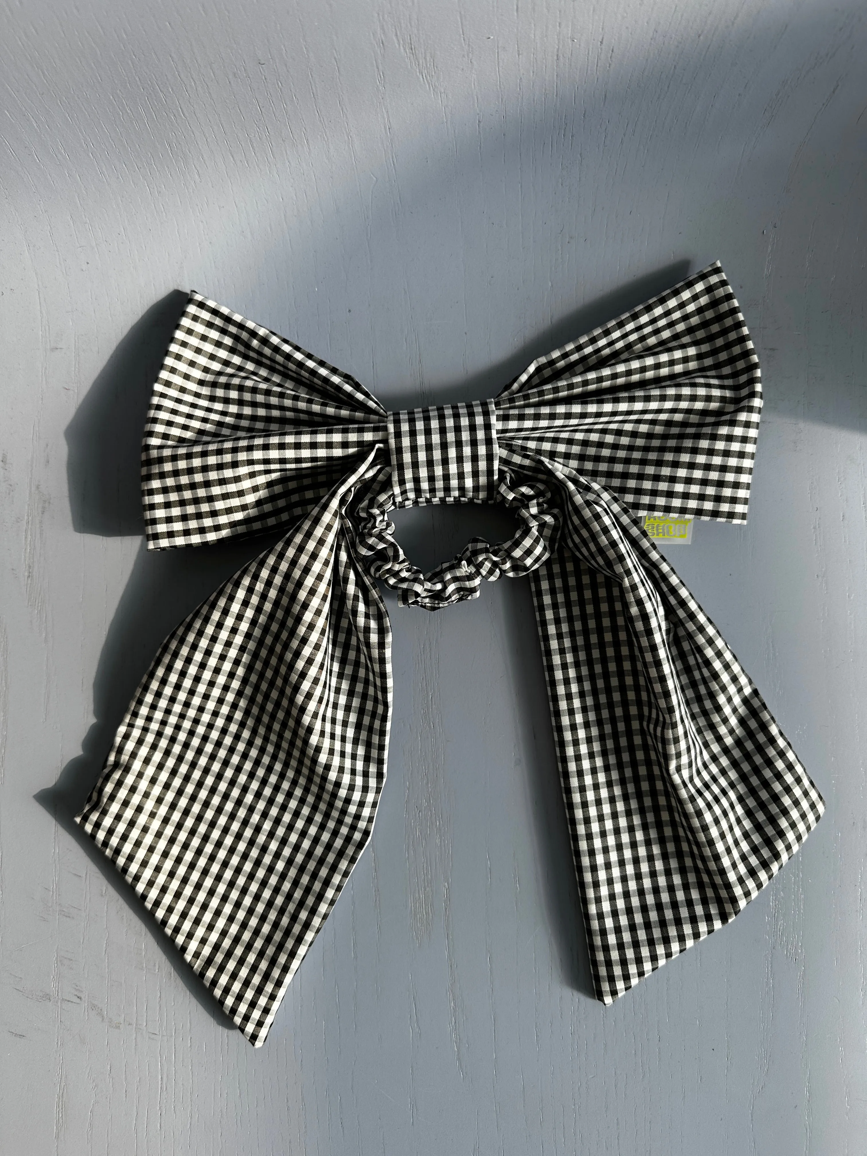 Gingham Bow Scrunchie sold by Room Shop product image thumbnail 2