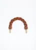 The French Braid Top Handle in Brown sold by Salt Strap
