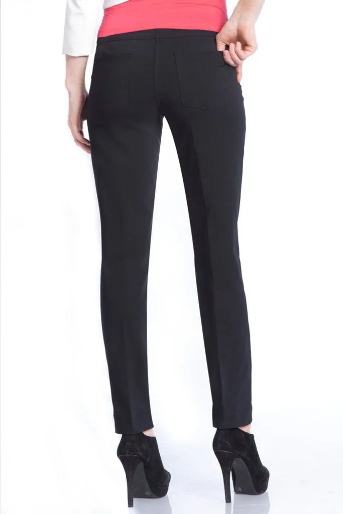 Petite Black Pull On Ankle Pants sold by SlimSation product image thumbnail 2