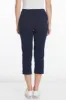 Crop Pants with Pockets & Strap Hem Vents - Midnight Blue sold by SlimSation