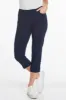 Crop Pants with Pockets & Strap Hem Vents - Midnight Blue sold by SlimSation