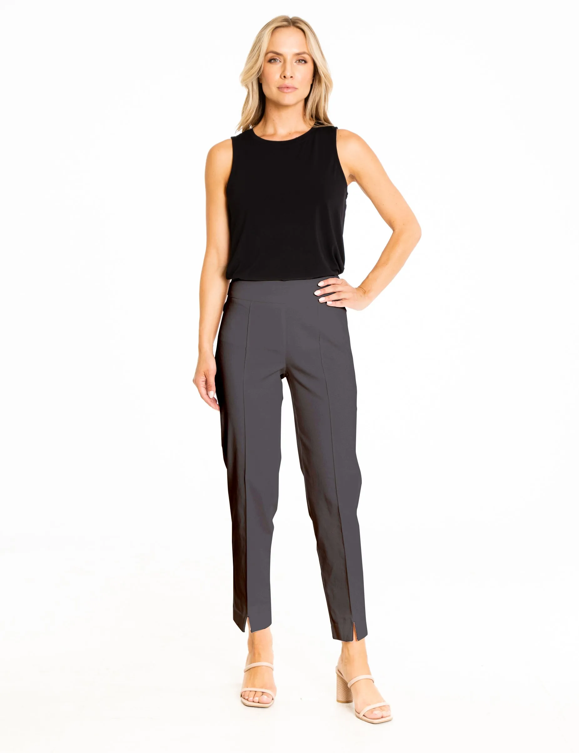 Thin Her Charcoal Ankle Pants sold by SlimSation product image thumbnail 5