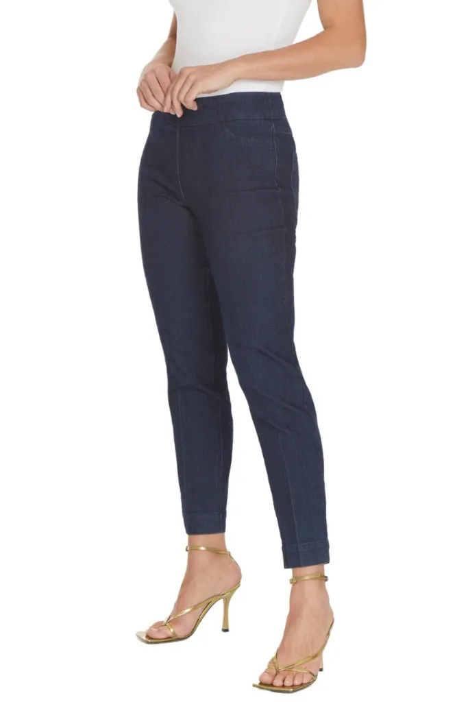 Pull-On Ankle Jeans with Back Pockets sold by SlimSation product image thumbnail 4