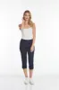 Pull On Denim Capri Pant With Pockets sold by SlimSation