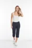 Pull On Denim Capri Pant With Pockets sold by SlimSation