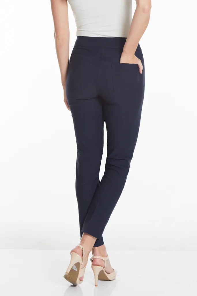 Plus Size Work Ankle Pants - Midnight Blue sold by SlimSation product image thumbnail 2