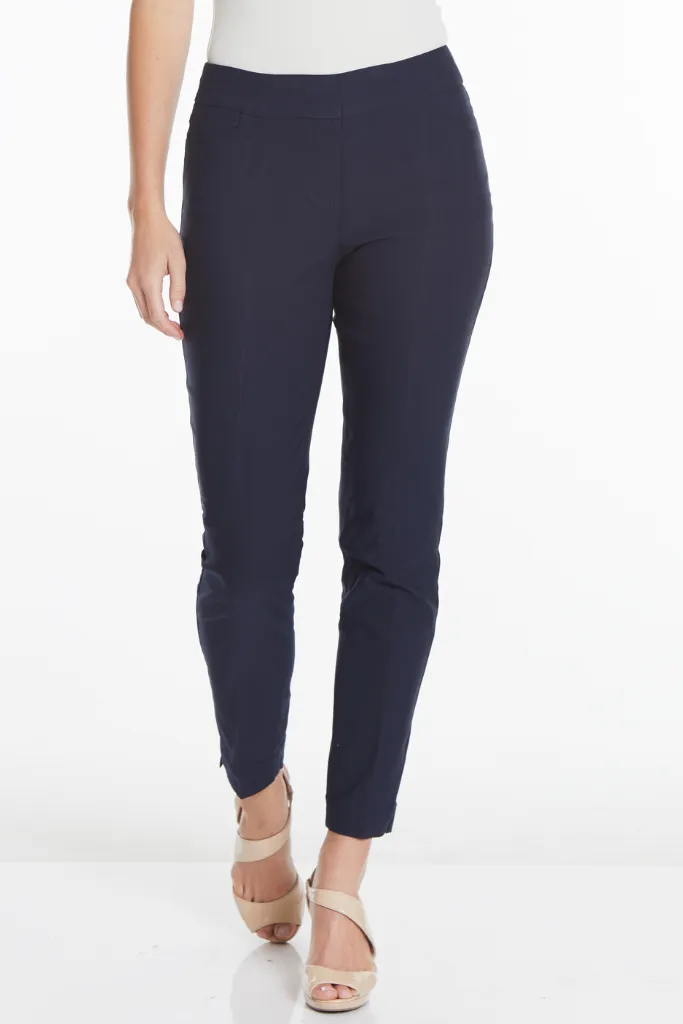Plus Size Work Ankle Pants - Midnight Blue sold by SlimSation