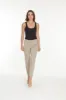 Plus Size Pull On Trouser Pants - Stone sold by SlimSation