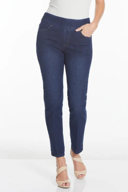 Pull On Jeans with Pockets - Midnight Indigo sold by SlimSation