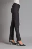 Plus Size Solid Fine Line Twill Ankle Pant - Black sold by SlimSation