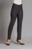 Plus Size Solid Fine Line Twill Ankle Pant - Black sold by SlimSation
